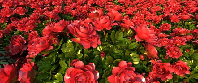 botanical garden Model 3D .c4d .max .obj .3ds .fbx .stl .blend 