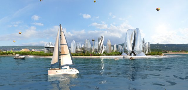 hotel 3D 모델 .c4d .max .obj .3ds .fbx .stl .blend 