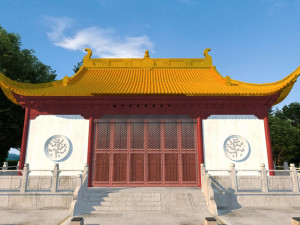 temple 3D 模型