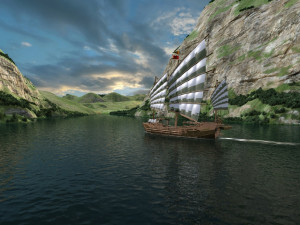 sailboat Modèle 3D