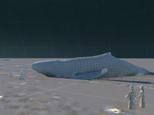 big whale 3D Model