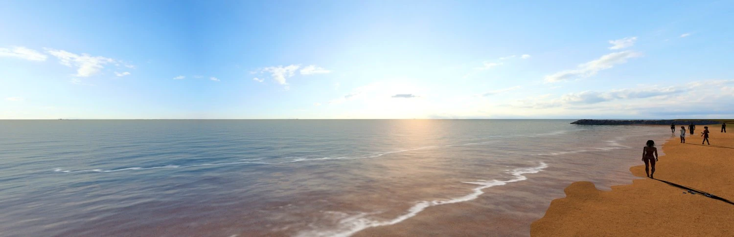 seaside 3D Model .c4d .max .obj .3ds .fbx .stl .blend 