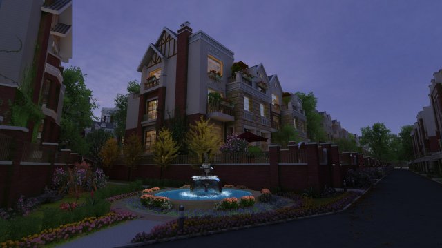 city building 3D 模型 .c4d .max .obj .3ds .fbx .stl .blend