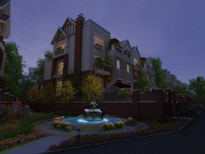 city building 3D-Modell
