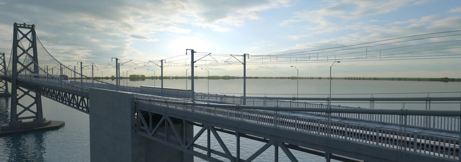 bridge 3D Model .c4d .max .obj .3ds .fbx .stl .blend 