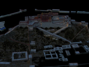 potala palace 3D मॉडल