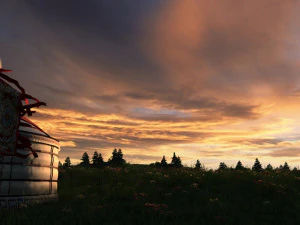 mongolian grassland 3D Model