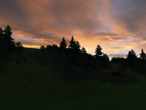 mongolian grassland Model 3D