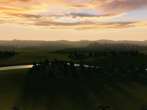 mongolian grassland Model 3D