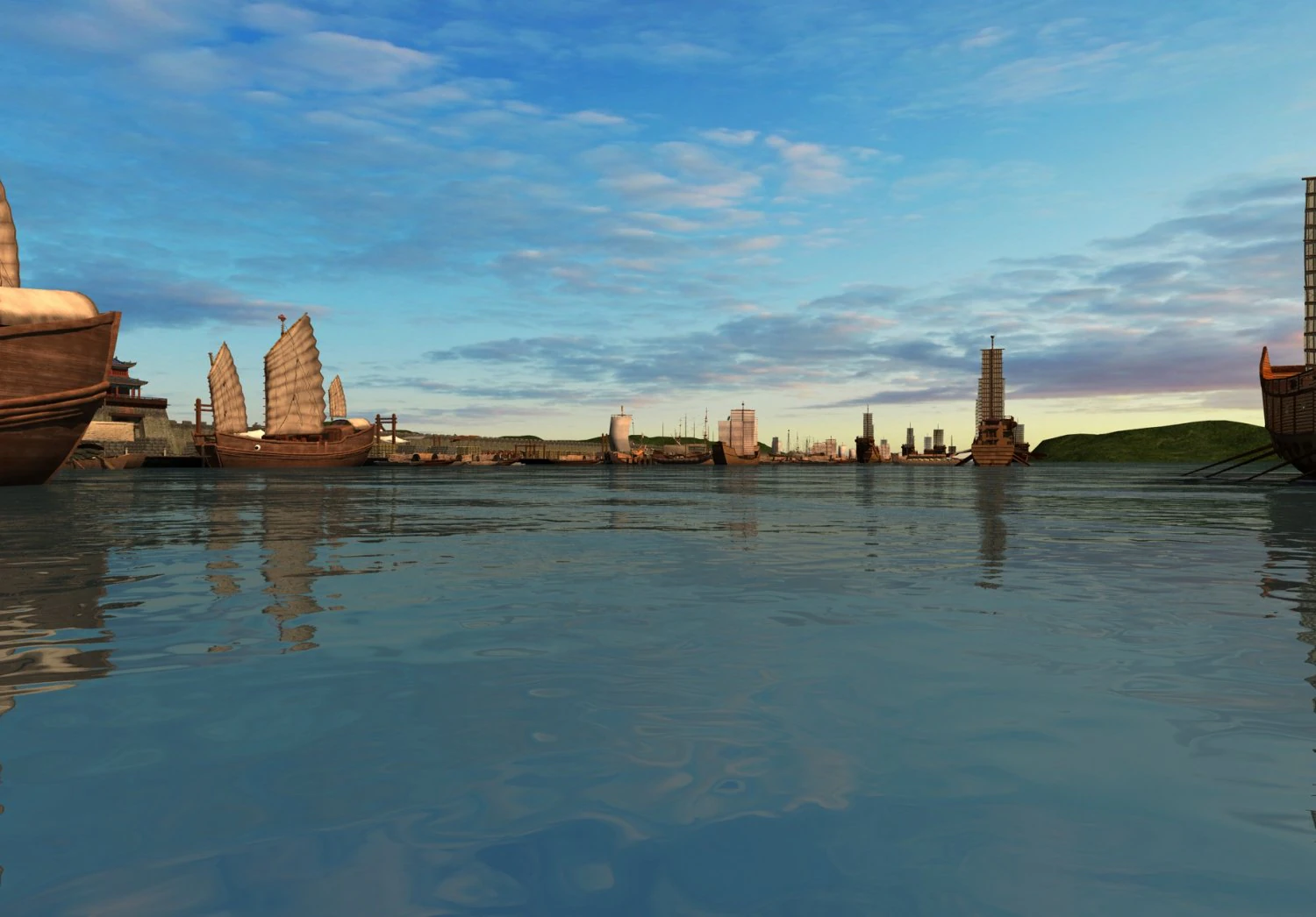 wharf 3D Model .c4d .max .obj .3ds .fbx .stl .blend