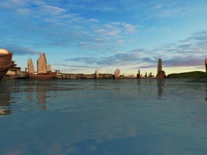 wharf 3Dモデル