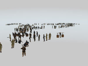 ancient characters 3D Модель