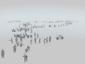 ancient characters 3D Model
