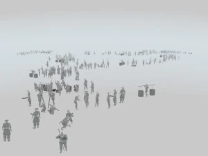 ancient characters 3D Model