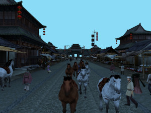 ancient market Modello 3D