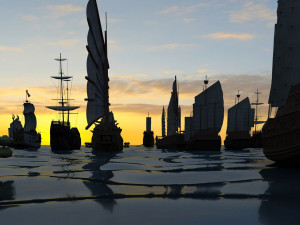 ancient fleet Modelo 3D