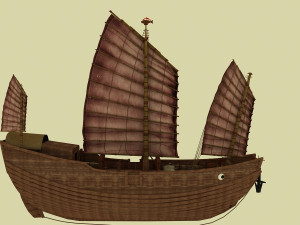 ancient ship Modelo 3D