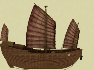 ancient ship 3D Model