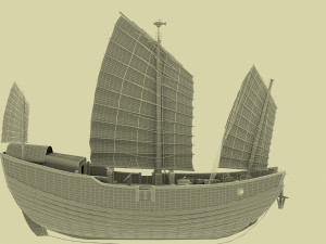 ancient ship Modelo 3D