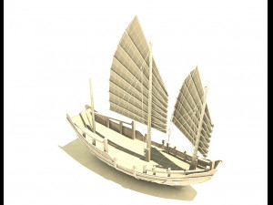ancient ship Modello 3D