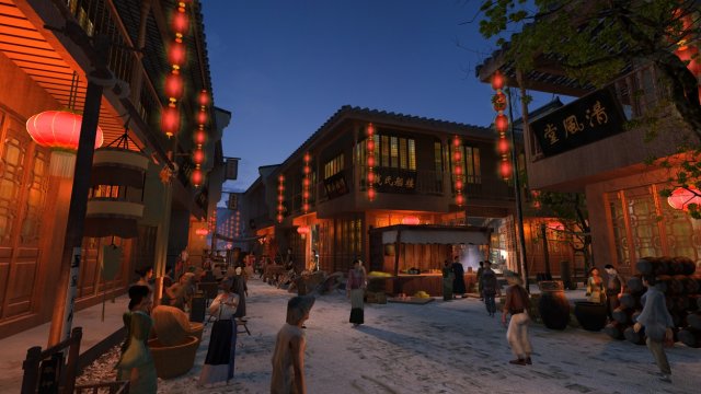 ancient street Modello 3D .c4d .max .obj .3ds .fbx .stl .blend 