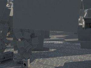 ancient construction 3Dモデル