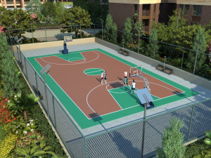 basketball court 3D Model