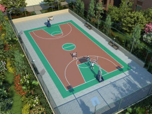 basketball court 3D Model