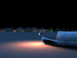 city night scene 3D Model