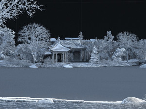 snow scene 3D Model