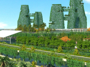 green city 3D-Modell