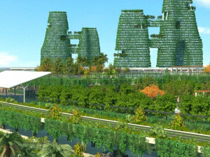 groene stad 3D Model