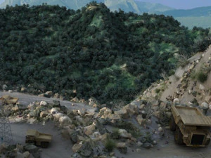 bukit tandus Model 3D