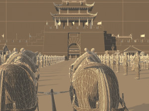 ancient city gate 3D Model