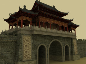 gatehouse Modelo 3D