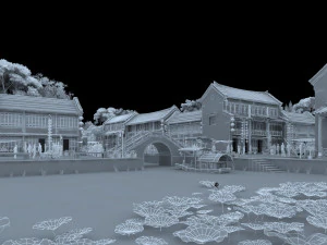 古代の建造物 3Dモデル