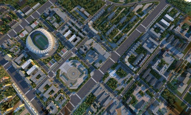 city building Modello 3D .c4d .max .obj .3ds .fbx .stl .blend