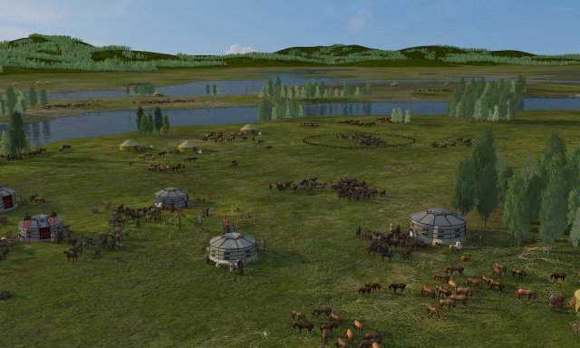 mongolia 3D 모델 .c4d .max .obj .3ds .fbx .stl .blend 