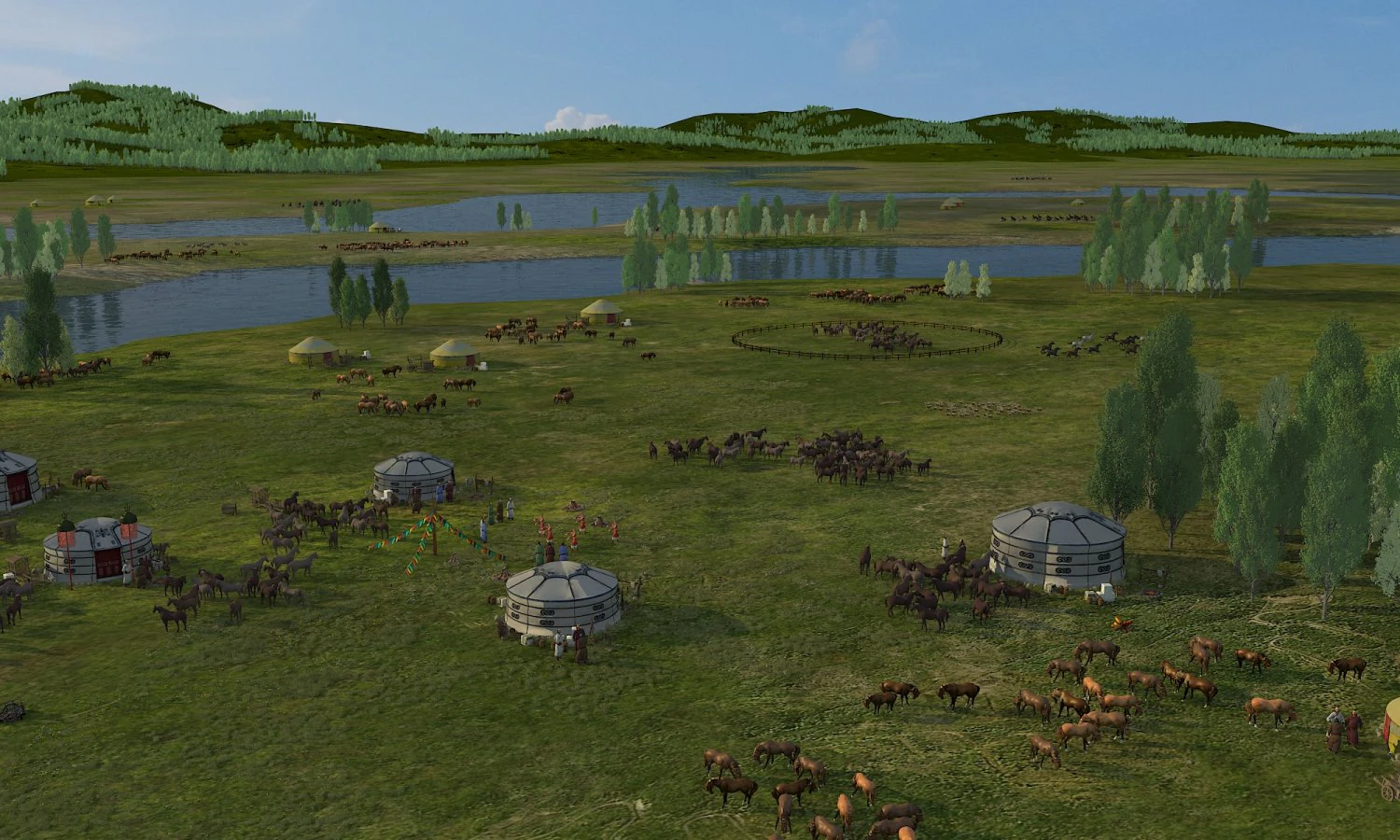 mongolia 3D Model .c4d .max .obj .3ds .fbx .stl .blend 