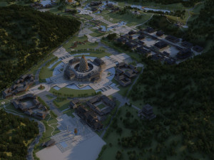 temple 3D Model