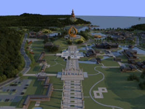 temple 3D मॉडल