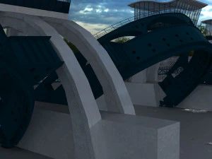 sluice 3D Model