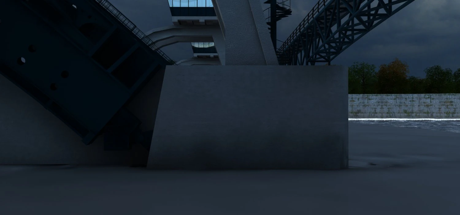 sluice 3D Model .c4d .max .obj .3ds .fbx .stl .blend