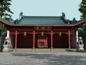 ancient garden 3D Model