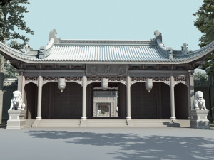 ancient garden 3D 模型