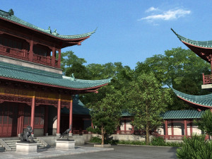 ancient garden 3D 模型