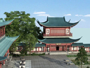 ancient garden 3D Model