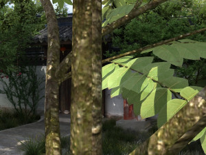 ancient garden 3Dモデル