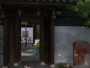 ancient garden Modèle 3D