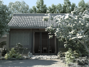 ancient garden 3D 모델